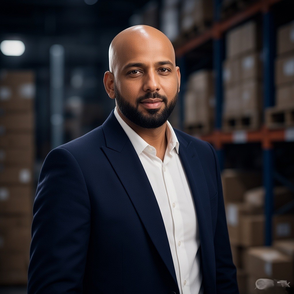 Portrait of the parts specialist